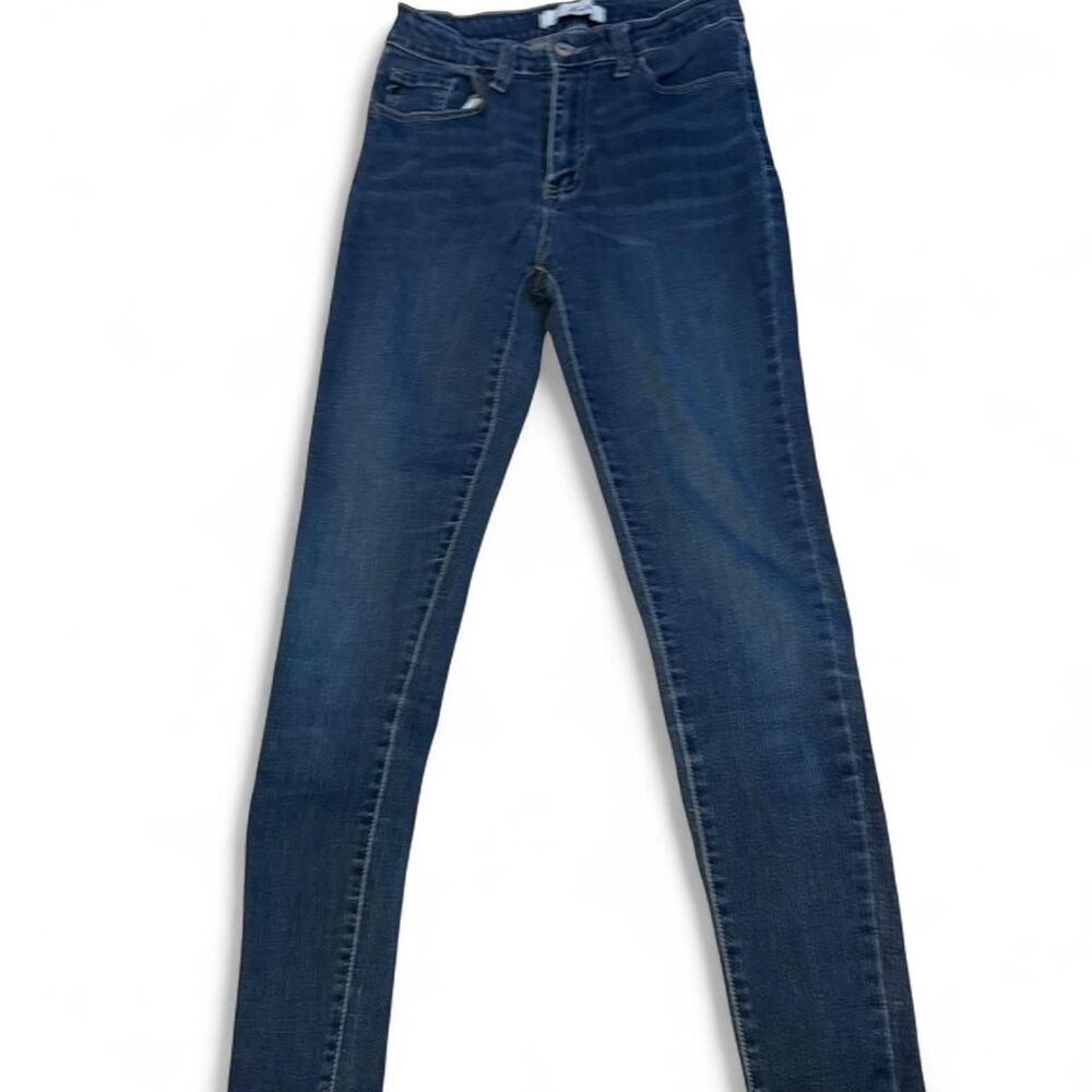 Y2k Dark Wash 71% Cotton Skinny Jeans